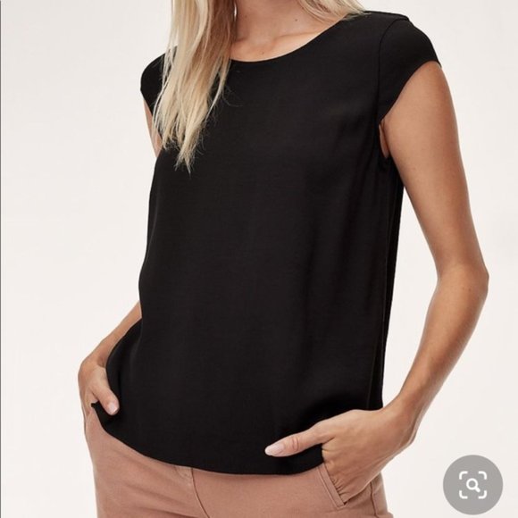 Aritzia Wilfred Free Juliger Crape Blouse Size XXS - Picture 1 of 8